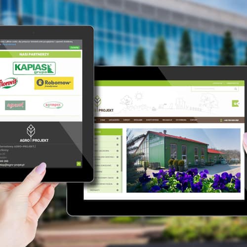 Sklep internetowy - wizualizacja projektu